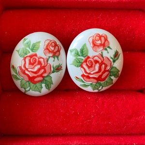 Vintage Rose Earrings